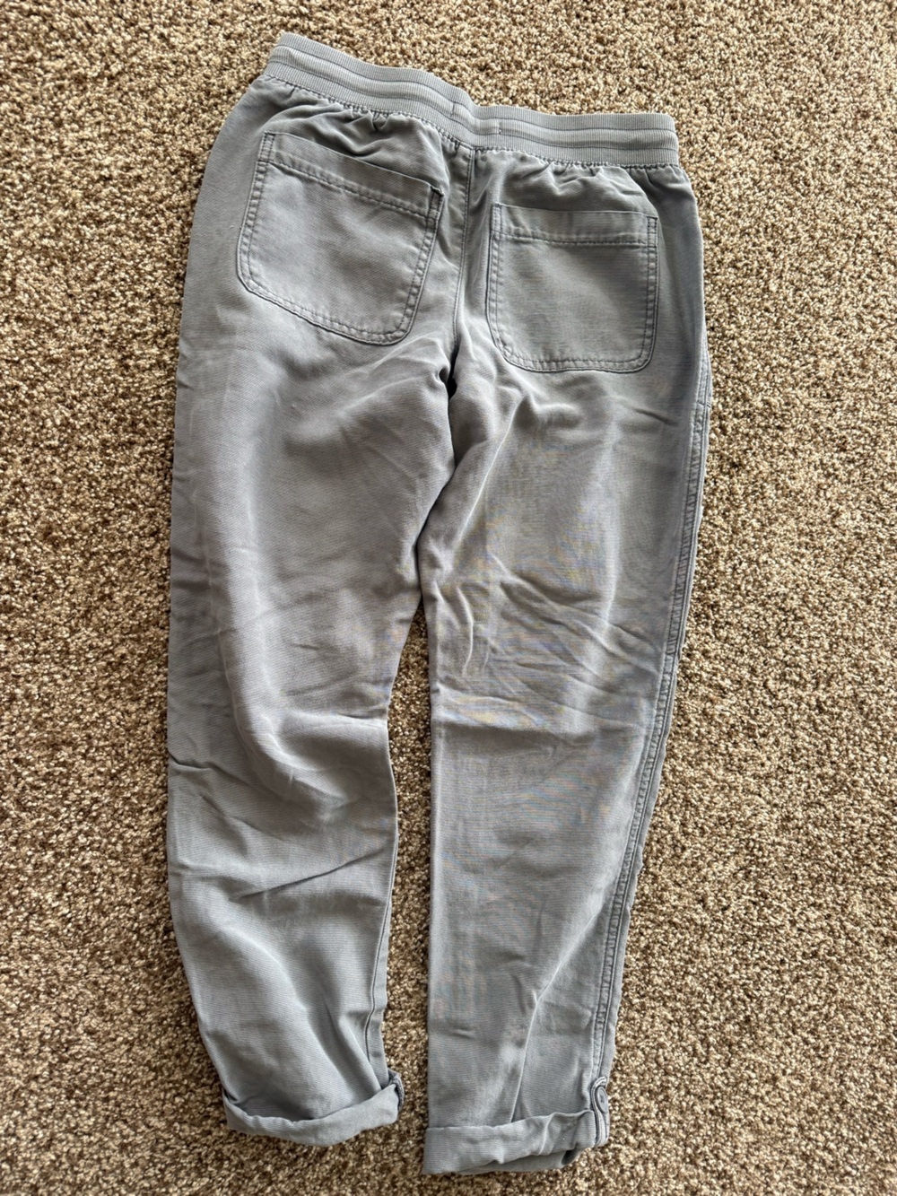 Maurices Straight Leg Pants in Light Gray